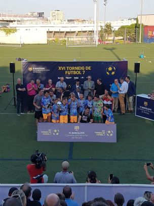LA PEA BARCELONISTA DE TOTANA CAMPEON DEL TORNEO DE FUTBOL 7 ORGANIZADO POR LA CONFEDERACION MUNDIAL DE PEAS DEL FCB 