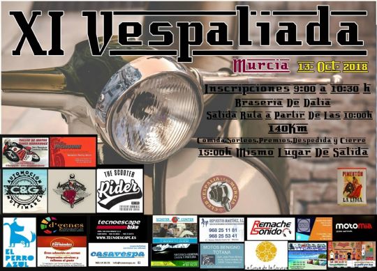 LA PEÑA BARCELONISTA DE TOTANA COLABORA CON  LA XI VESPALIADA CIUDAD DE MURCIA