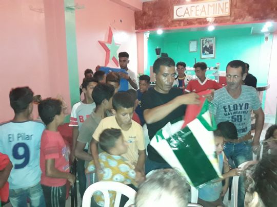 LA PEÑA BARCELONISTA DE TOTANA COLABORA CON SIMPATIZANTES DEL FCB EN SIDI SLIMANE (MARRUECOS)