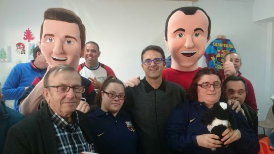 LA PEA BARCELONISTA DE TOTANA SOLIDARIA CON LAS PERSONAS CON DISCAPACIDAD INTELECTUAL Y CON ENFERMEDAD MENTAL DE TOTANA