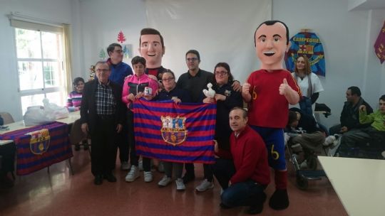 LA PEA BARCELONISTA DE TOTANA SOLIDARIA CON LAS PERSONAS CON DISCAPACIDAD INTELECTUAL Y CON ENFERMEDAD MENTAL DE TOTANA