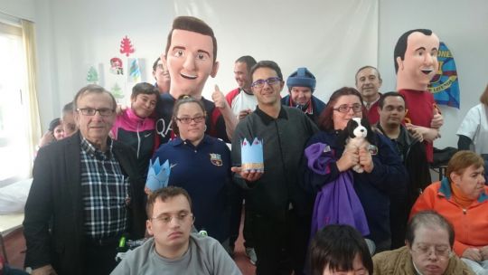 LA PEA BARCELONISTA DE TOTANA SOLIDARIA CON LAS PERSONAS CON DISCAPACIDAD INTELECTUAL Y CON ENFERMEDAD MENTAL DE TOTANA