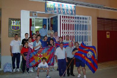 LA PEA BARCELONISTA DE TOTANA FESTEJ EL TTULO DE LIGA CONSEGUIDO POR EL BARA