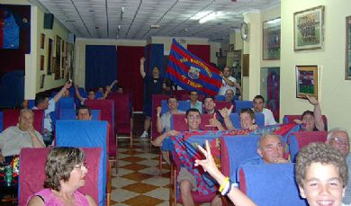 LA PEA BARCELONISTA DE TOTANA FESTEJ EL TTULO DE LIGA CONSEGUIDO POR EL BARA