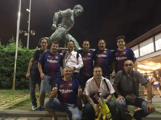 LA PB TOTANA PARTICIPA EN EL XXXVIII CONGRESO MUNDIAL DE PEAS Y ASISTE A LA LII EDICIN DEL TROFEO JOAN GAMPER