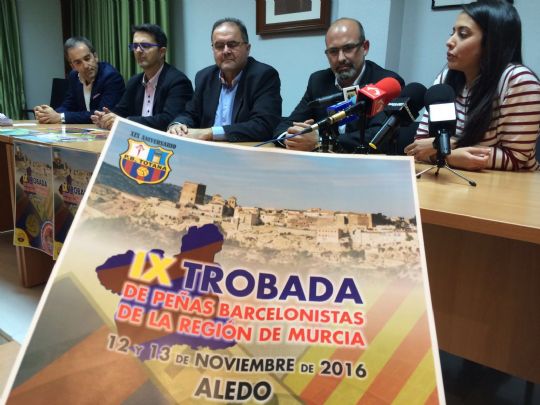 PRESENTADOS DE FORMA OFICIAL LOS ACTOS DE LA IX TROBADA DE PEÑAS BARCELONISTAS DE LA REGIÓN DE MURCIA