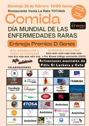 La Pea Barcelonista colabora en la comida solidaria que, con motivo del Da Mundial de las Enfermedades Raras, ha organizado DGENES