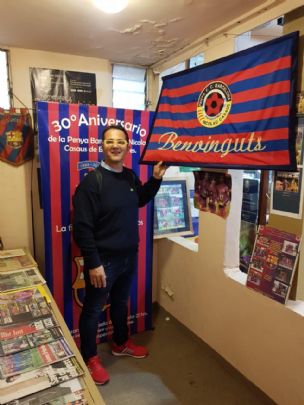 LA PEÑA BARCELONISTA DE TOTANA  VISITA LA PEÑA NICOLAS CASAUS DE BUENOS AIRES PRESIDIDA POR ALBERTO CALOGGERO