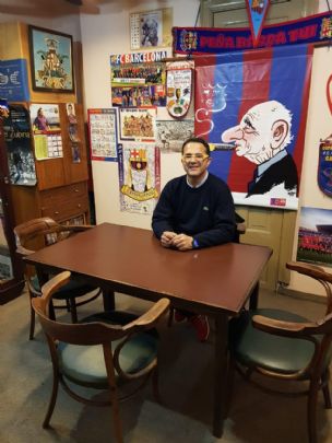 LA PEÑA BARCELONISTA DE TOTANA  VISITA LA PEÑA NICOLAS CASAUS DE BUENOS AIRES PRESIDIDA POR ALBERTO CALOGGERO