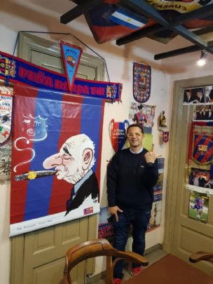 LA PEÑA BARCELONISTA DE TOTANA  VISITA LA PEÑA NICOLAS CASAUS DE BUENOS AIRES PRESIDIDA POR ALBERTO CALOGGERO