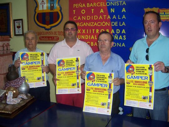 CARTEL DEL VIAJE PARA PRESENCIAR EL JOAN GAMPER 2008 