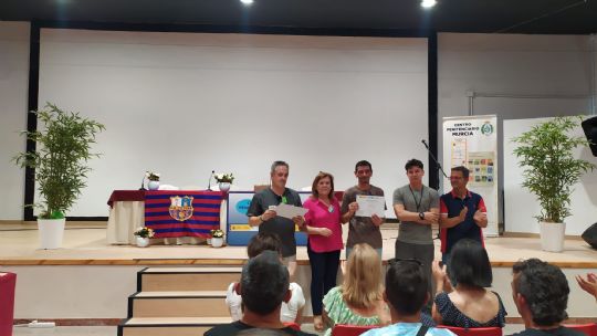 La Pea Barcelonista de Totana participa en la clausura de la IX Edicin MATRIX PMP, en Centro Penitenciario de Murcia