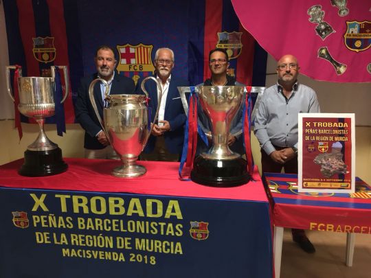 LA PBT PRESENTE EN LA X TROBADA DE PEÑAS BARCELONISTAS DE LA REGION DE MURCIA 