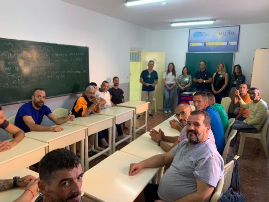 La Pea Barcelonista de Totana colabora con la dcima edicin del Programa Matrix en el Centro Penitenciario de Murcia
