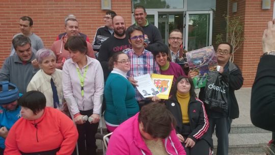LA PEA BARCELONISTA DE TOTANA SOLIDARIA CON LAS PERSONAS CON DISCAPACIDAD INTELECTUAL Y ENFERMEDAD MENTAL