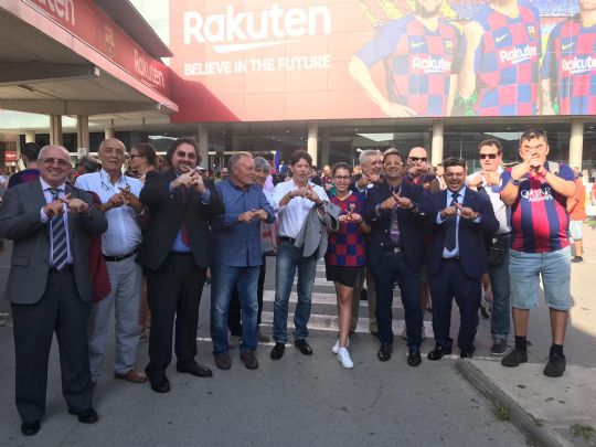 LA PEA BARCELONISTA DE TOTANA VISIBILIZA LAS ENFERMEDADES RARAS EN EL XIV TORNEO INTERNACIONAL DE FTBOL 7, ORGANIZADO EN BARCELONA POR LA CONFEDERACIN MUNDIAL DE PEAS DEL FC BARCELONA