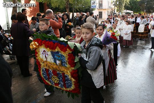 LA PB TOTANA PARTICIPA EN LA OFRENDA FLORAL A SANTA EULALIA,  PATRONA DE TOTANA