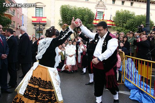 LA PB TOTANA PARTICIPA EN LA OFRENDA FLORAL A SANTA EULALIA,  PATRONA DE TOTANA
