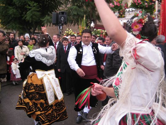 LA PB TOTANA PARTICIPA EN LA OFRENDA FLORAL A SANTA EULALIA,  PATRONA DE TOTANA