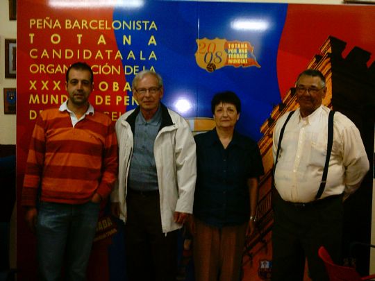 EL PRESIDENTE DE LA PEA CAPELLADES VISITA LA SEDE DE LA PB TOTANA