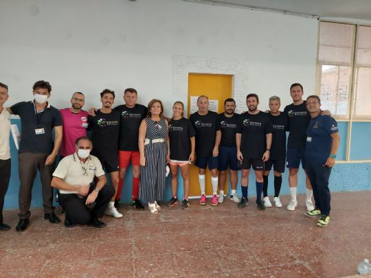 La Pea Barcelonista colabora en las actividades conmemorativas de La Merced en el Centro penitenciario de Murcia