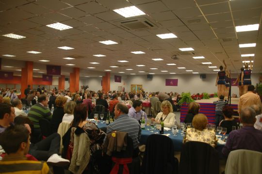GRAN PARTICIPACIÓN EN LA CENA GALA DEL XI ANIVERSARIO DE LA PB TOTANA