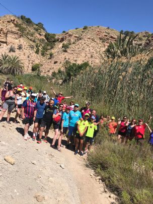 SE CELEBRA LA RUTA DE SENDERISMO SOLIDARIO DEL RO CHICAMO, A BENEFICIO DE AELIP Y DGENES ORGANIZADA POR LA PEA BARCELONISTA DE MACISVENDA CON LA COLABORACION DE LA PEA BARCELONISTA DE TOTANA
