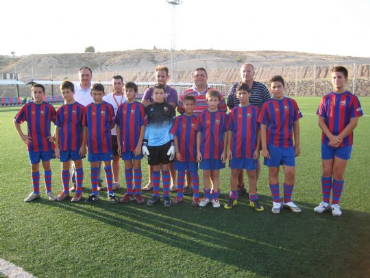 EQUIPOS DE LA ESCUELA MUNICIPAL DE FTBOL REPRESENTAN A LA PB TOTANA EN EL III TORNEO INTERNACIONAL QUE SE ESTA CELEBRANDO DEL 15 AL 18 DE AGOSTO EN BARCELONA COINCIDIENDO CON LA FIESTA DEL GAMPER