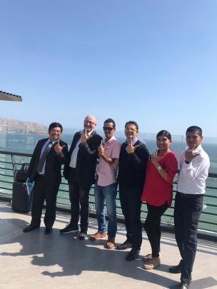 LA FEDERACIN DE PEAS DEL FCB DE LA REGIN DE MURCIA Y LA PEA BARCELONISTA DE TOTANA A TRAVS DE SU PRESIDENTE, VISITAN LA PEA BARCELONISTA DE LIMA