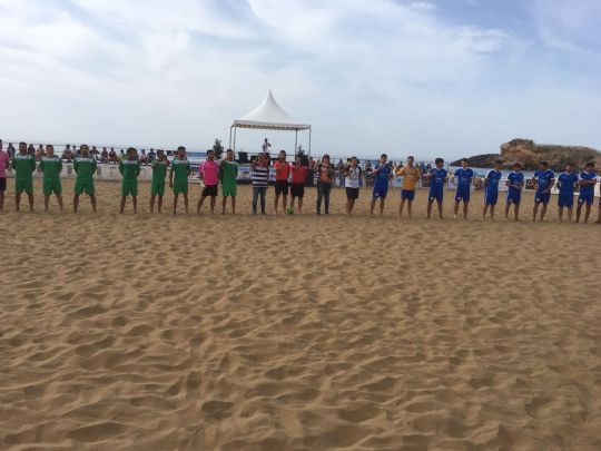 LA PB TOTANA COLABORA EN LA ORGANIZACIÓN DEL I BEACH SOCCER INTERNATIONALCUP “PLAYAS DE MAZARRÓN”