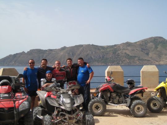 LA PB TOTANA Y QUAD EN ACCION EN CALAS DE BOLOTE Y CASTILLITOS