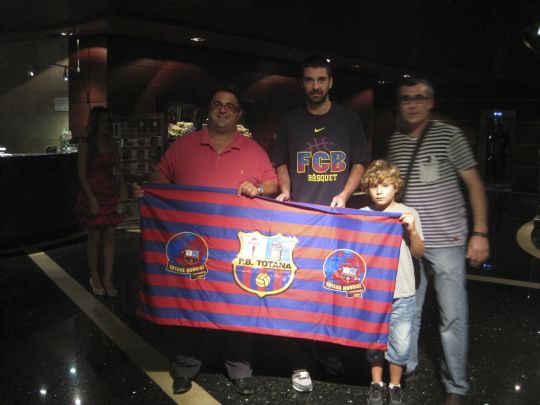LAS PEAS BARCELONISTAS DE MURCIA CON EL RIGAL BARCELONA 