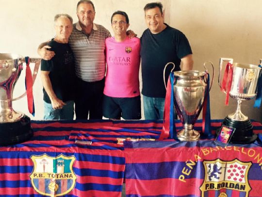 LA PEA BARCELONISTA DE TOTANA CELEBR SU XVIII ANIVERSARIO Y LA CONSECUCIN DEL TRIPLETE