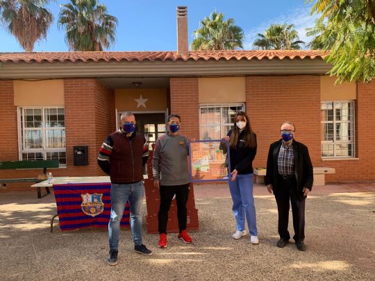 LA PEA BARCELONISTA DE TOTANA VISITA EN CENTRO DE PERSONAS CON DISCAPACIDAD INTELECTUAL JOS MOYA TRILLA 