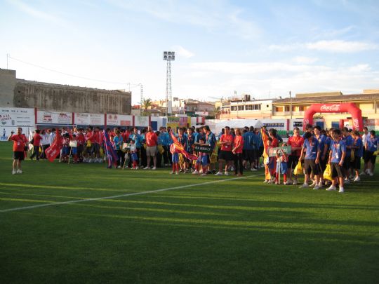 LA PB TOTANA PROMOCIONA LA XXXII TROBADA MUNDIAL DE PEAS EN EL VII TORNEO INTERNACIONAL DE FUTBOL INFANTIL CIUDAD DE TOTANA.
