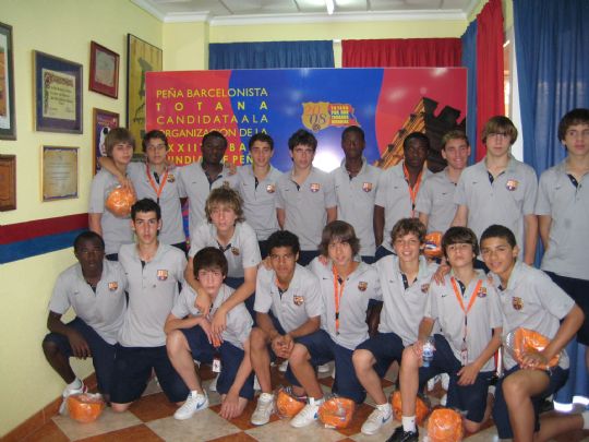 LA PB TOTANA PROMOCIONA LA XXXII TROBADA MUNDIAL DE PEAS EN EL VII TORNEO INTERNACIONAL DE FUTBOL INFANTIL CIUDAD DE TOTANA.