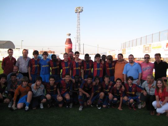 LA PB TOTANA PROMOCIONA LA XXXII TROBADA MUNDIAL DE PEAS EN EL VII TORNEO INTERNACIONAL DE FUTBOL INFANTIL CIUDAD DE TOTANA.