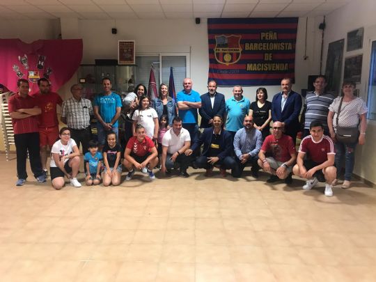 LA PEA BARCELONISTA DE TOTANA PARTICIPA EN X  ANIVERSARIO DE LA PEA BARCELONISTA DE MACISVENDA