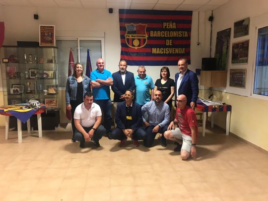 LA PEA BARCELONISTA DE TOTANA PARTICIPA EN X  ANIVERSARIO DE LA PEA BARCELONISTA DE MACISVENDA