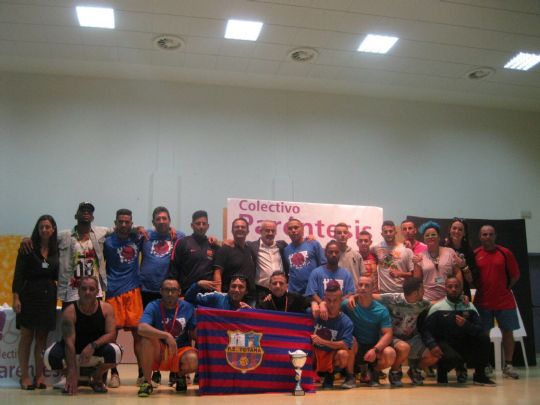 LA PEÑA BARCELONISTA DE TOTANA COLABORA EN LAS ACTIVIDADES CONMEMORATIVAS DE NUESTRA SEÑORA DE LA MERCED EN EL CENTRO PENITENCIARIO MURCIA II