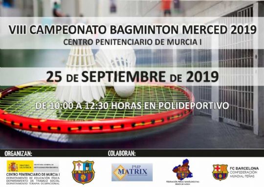 Programadas las actividades socioculturales organizadas por la PBT en el centro penitenciario murcia I con motivo de la festividad de nuestra señora de la Merced 