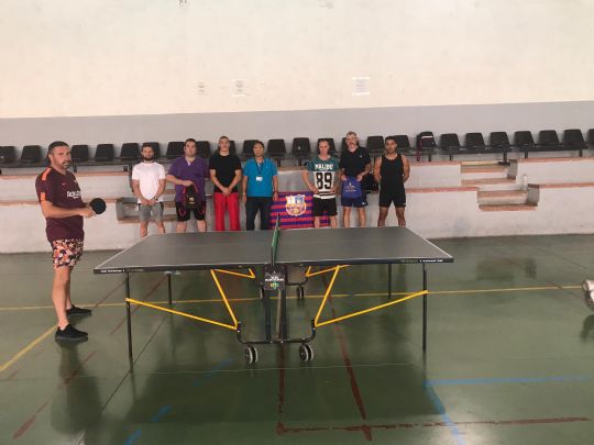 CELEBRADO EL VII TORNEO INTERMODULAR DE TENIS DE MESA ORGANIZADO POR EL CENTRO PENITENCIARIO MURCIA I EN COLABORACION CON LA PEÑA BARCELONISTA DE TOTANA 