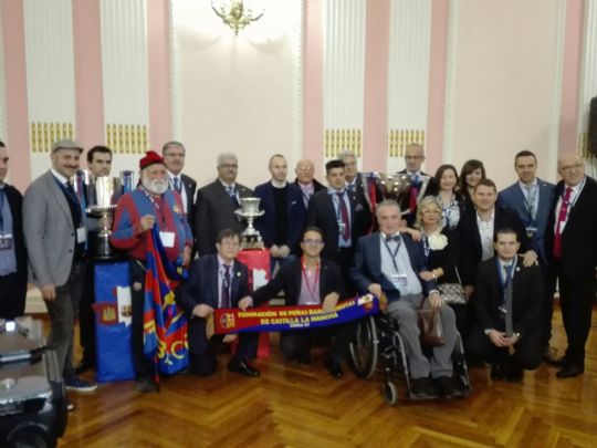 LA PEA BARCELONISTA DE TOTANA PARTICIPA EN LA IV GALA DE LA FEDERACIN DE PEAS BARCELONISTAS DE CASTILLA  LA MANCHA