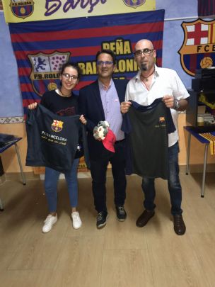 LA PEA BARCELONISTA DE TOTANA PARTICIPA EN EL X ANIVERSARIO DE LA PEA BARCELONISTA DE ROLDN