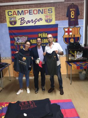 LA PEA BARCELONISTA DE TOTANA PARTICIPA EN EL X ANIVERSARIO DE LA PEA BARCELONISTA DE ROLDN
