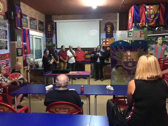 LA PEA BARCELONISTA DE TOTANA PARTICIPA EN EL X ANIVERSARIO DE LA PEA BARCELONISTA DE ROLDN