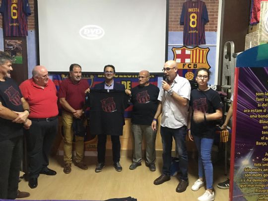 LA PEA BARCELONISTA DE TOTANA PARTICIPA EN EL X ANIVERSARIO DE LA PEA BARCELONISTA DE ROLDN