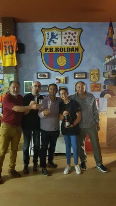 LA PEA BARCELONISTA DE TOTANA PARTICIPA EN EL X ANIVERSARIO DE LA PEA BARCELONISTA DE ROLDN