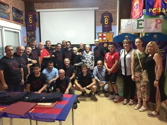 LA PEA BARCELONISTA DE TOTANA PARTICIPA EN EL X ANIVERSARIO DE LA PEA BARCELONISTA DE ROLDN