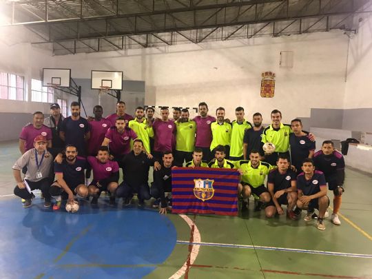 LA PEA BARCELONISTA DE TOTANA ORGANIZA EL TORNEO DE NAVIDAD FTBOL SALA 2019 EN EL CENTRO PENITENCIARIO MURCIA I